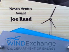Rand Receives DOE Award for Wind Advocacy